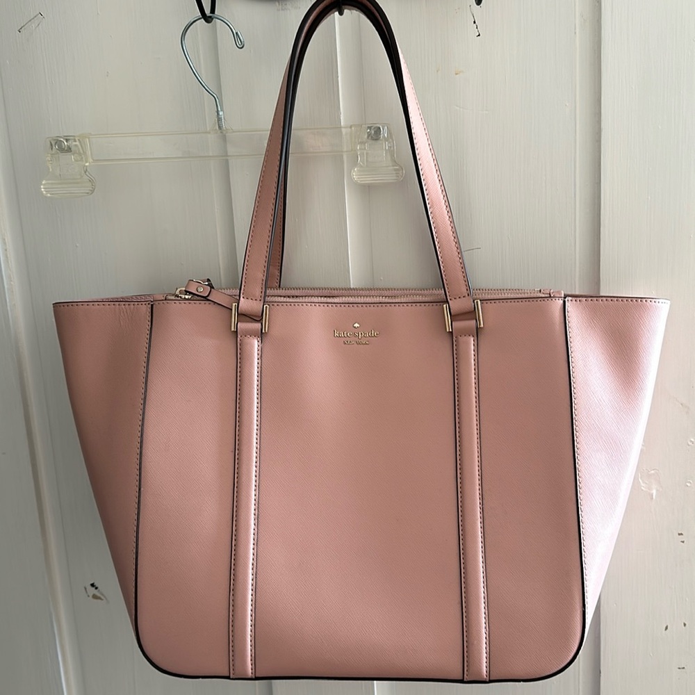 Large pink Kate Spade purse